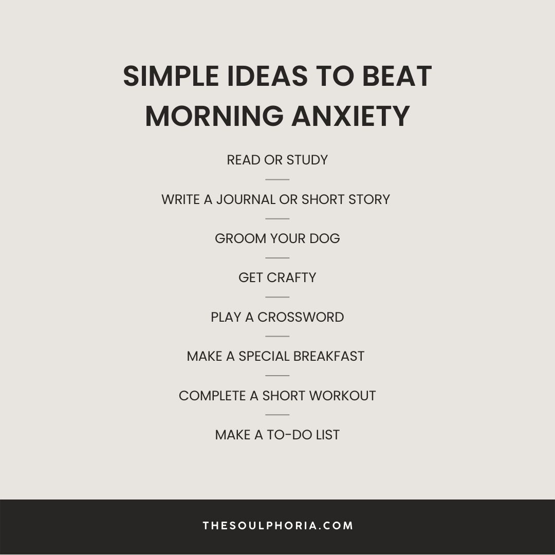 How to start your day when you suffer from grumpy mornings, aka morning anxiety